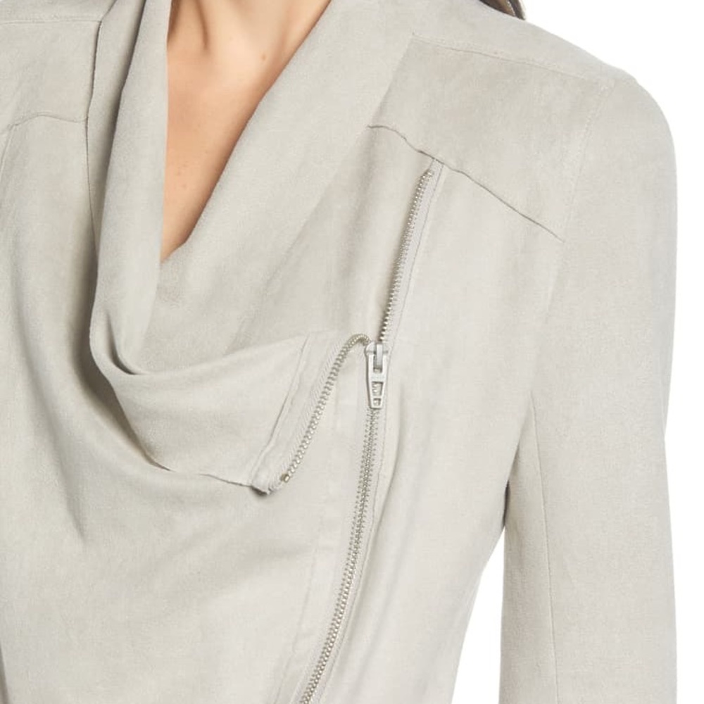 Suede Drape Jacket - image 2